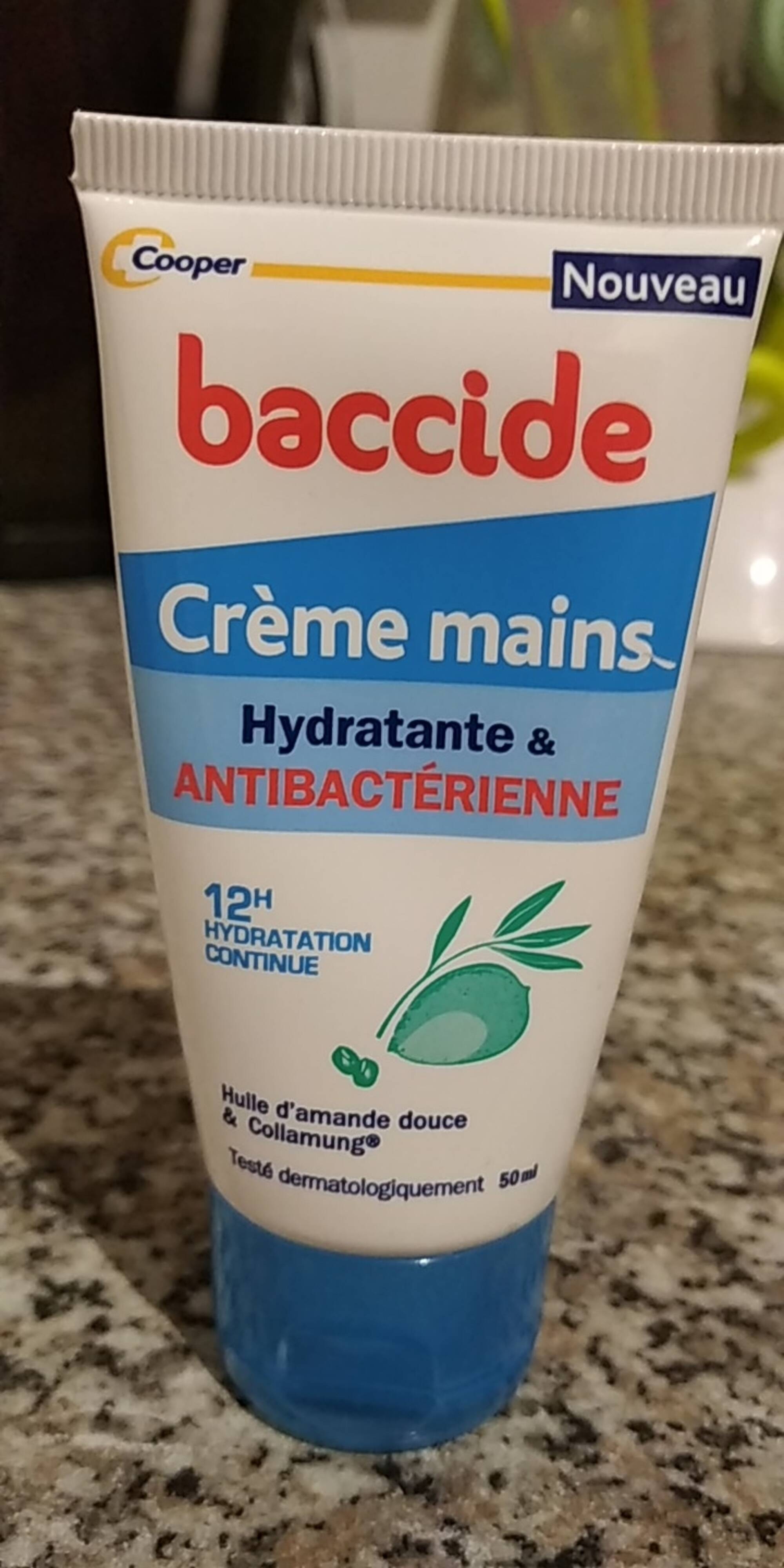 BACCIDE - Crème mains hydratante