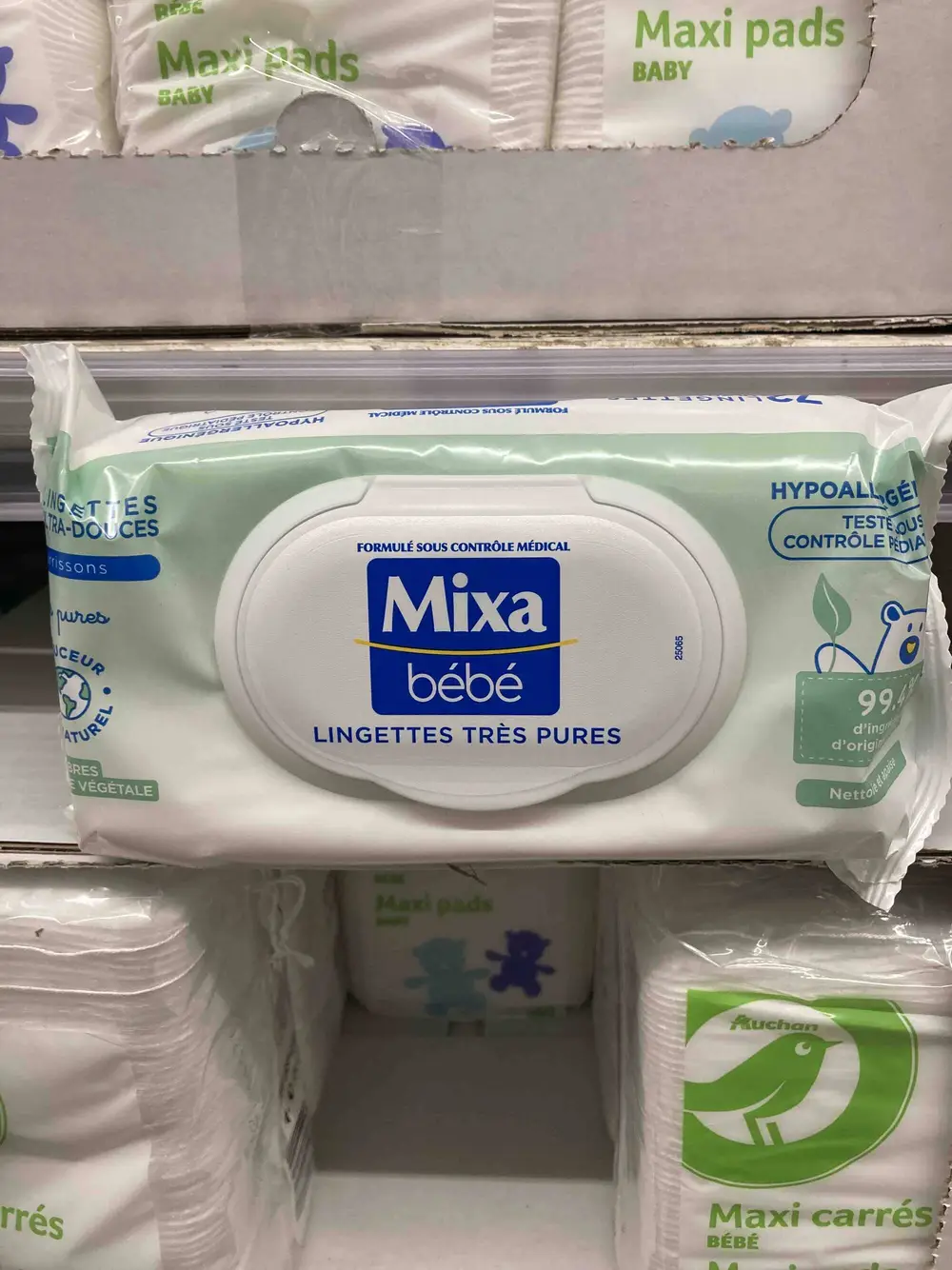 MIXA BÉBÉ - Lingettes très pures