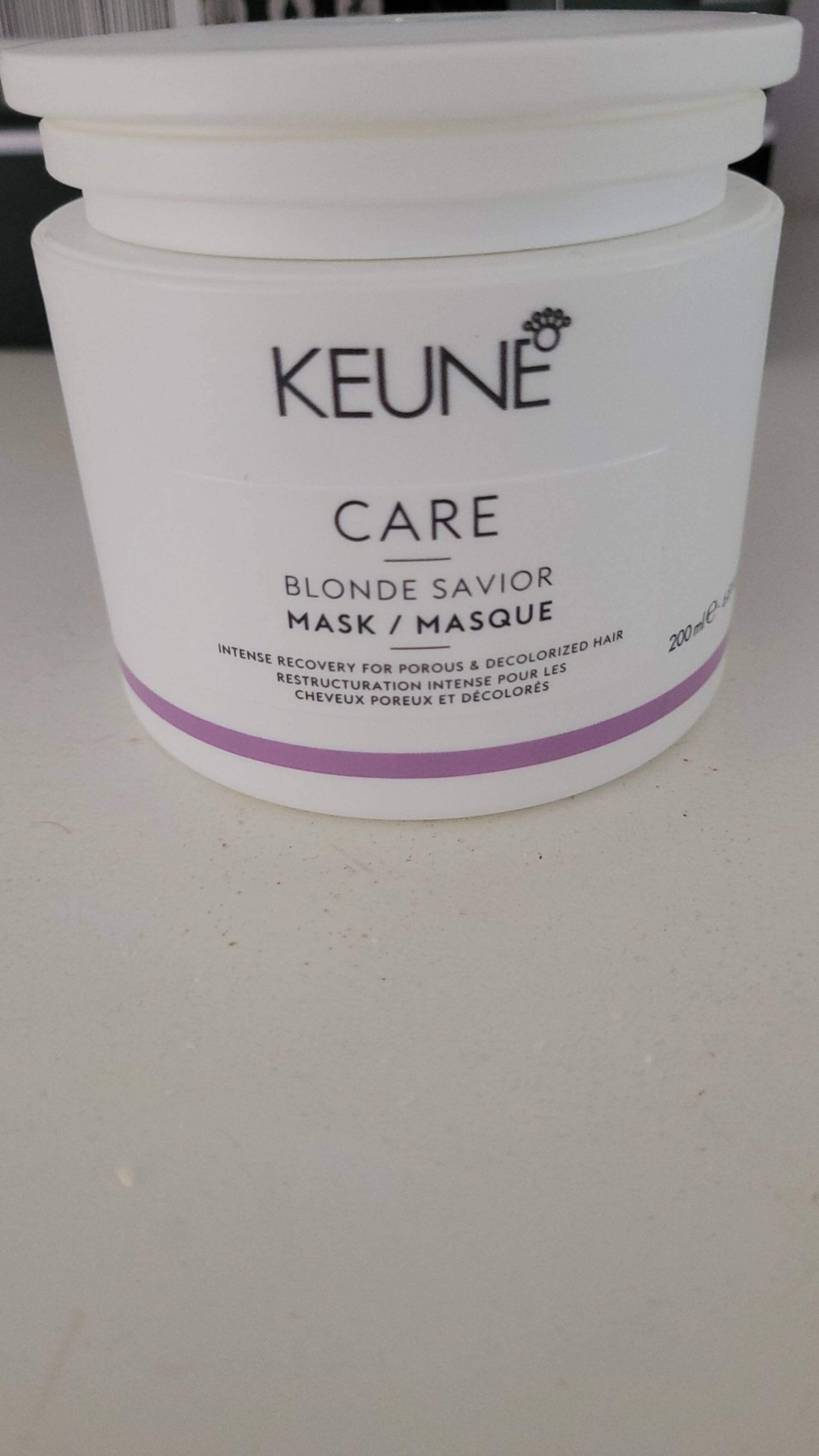 KEUNE - Care blonde savior - Masque