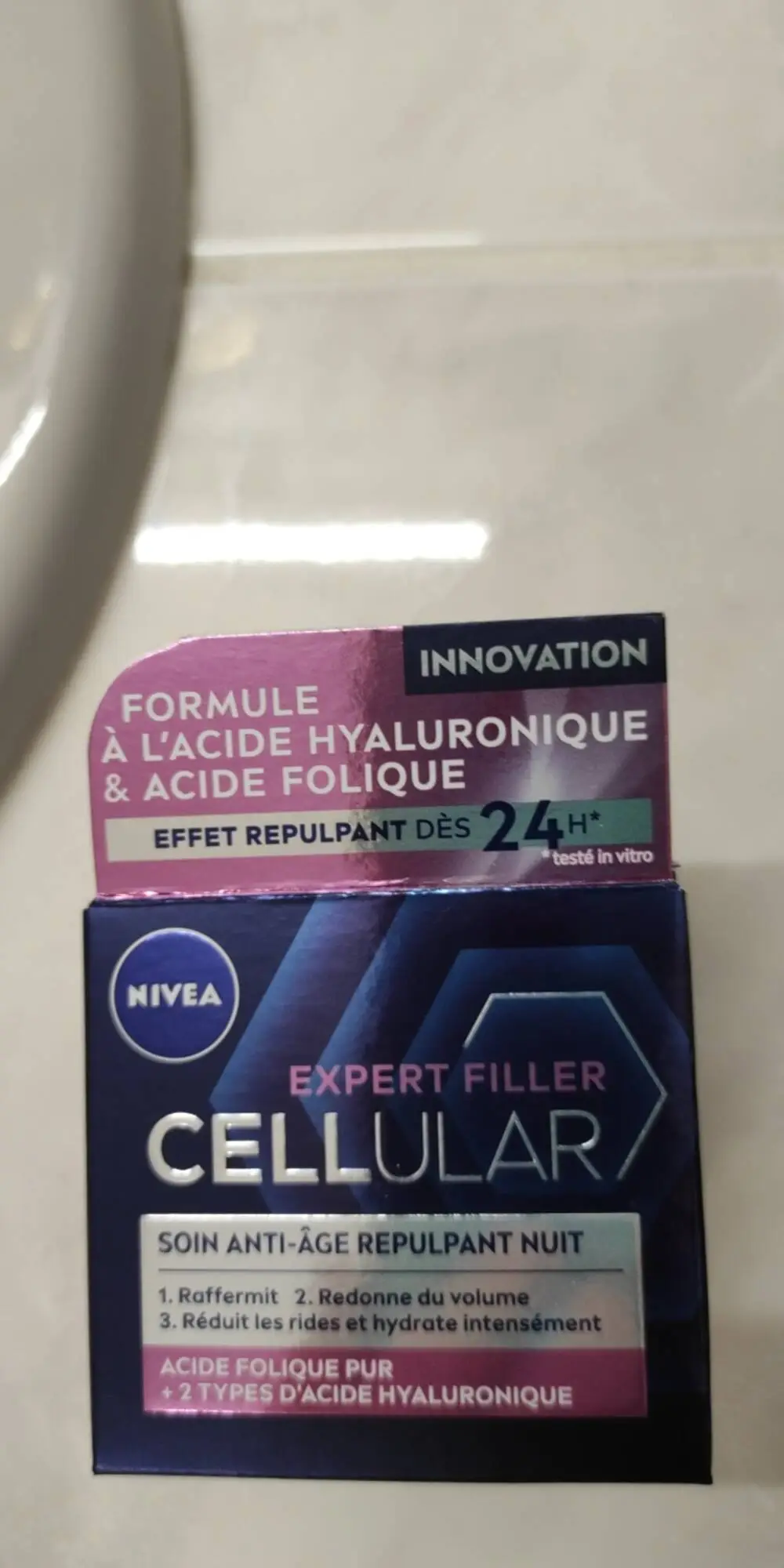 NIVEA - Expert filler cellular - Soin anti-âge repulpant nuit