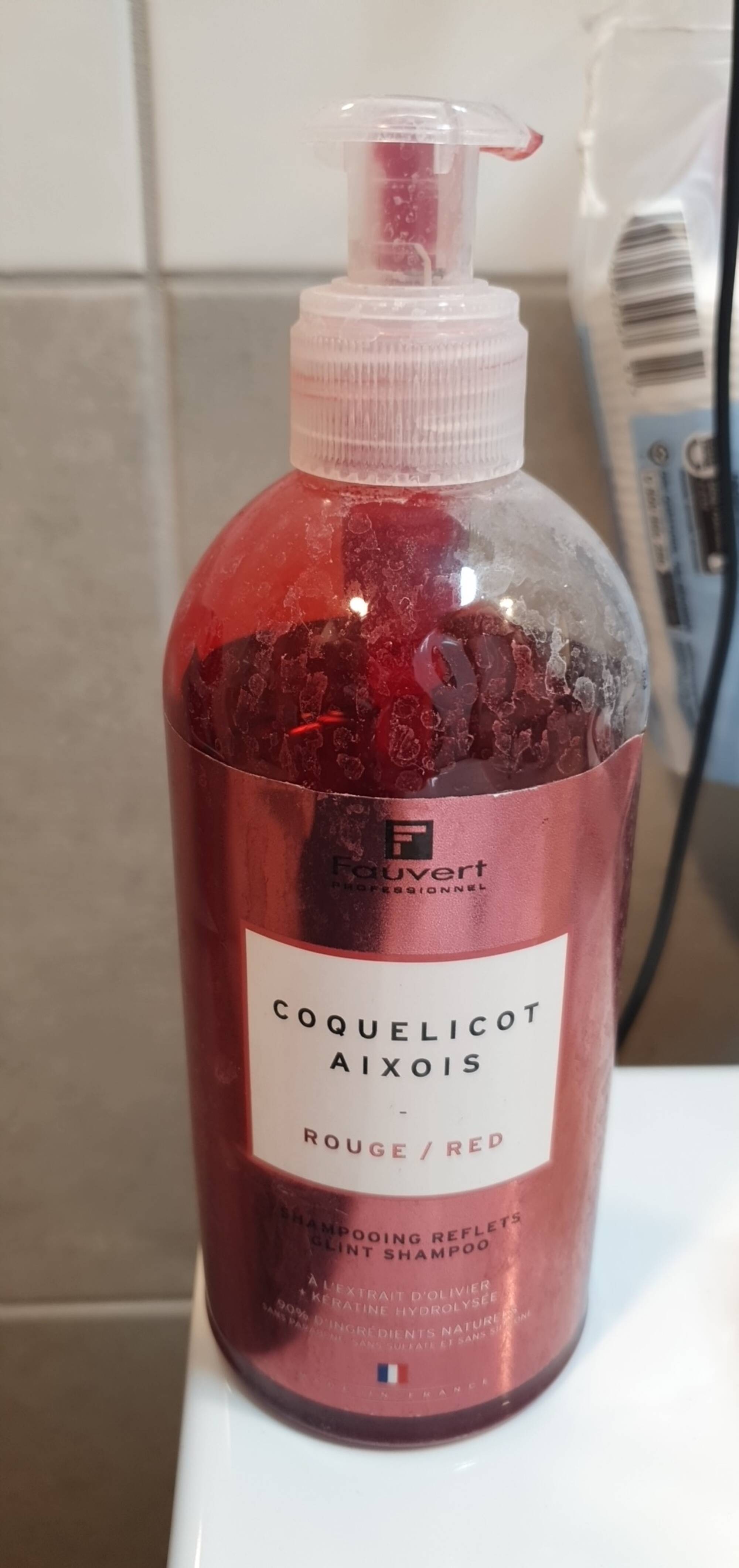 FAUVERT PROFESSIONNEL - Coquelicot aixois - Shampooing reflets ROUGE