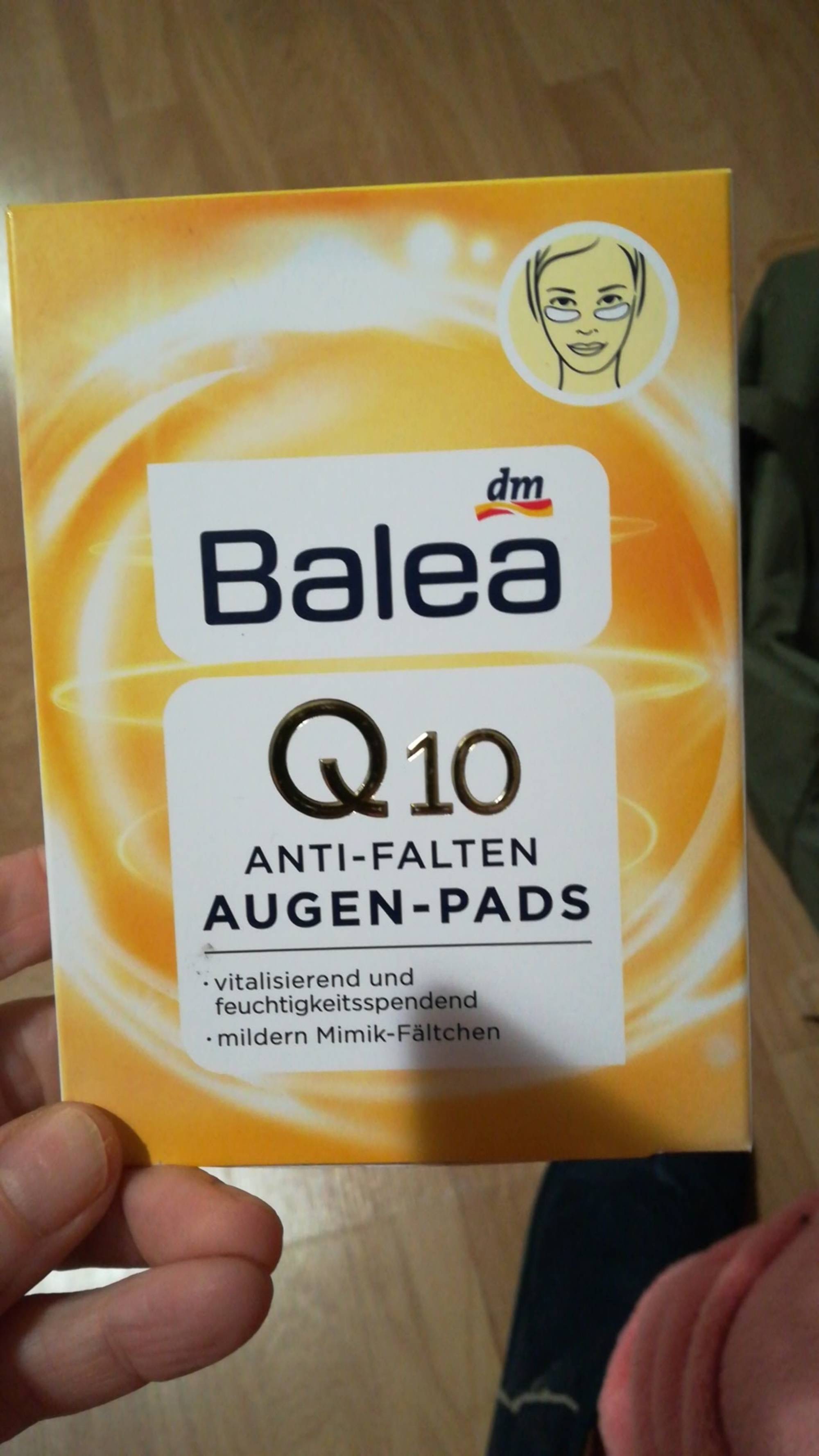 BALEA - dm Q10 anti-falten - Augen-pads