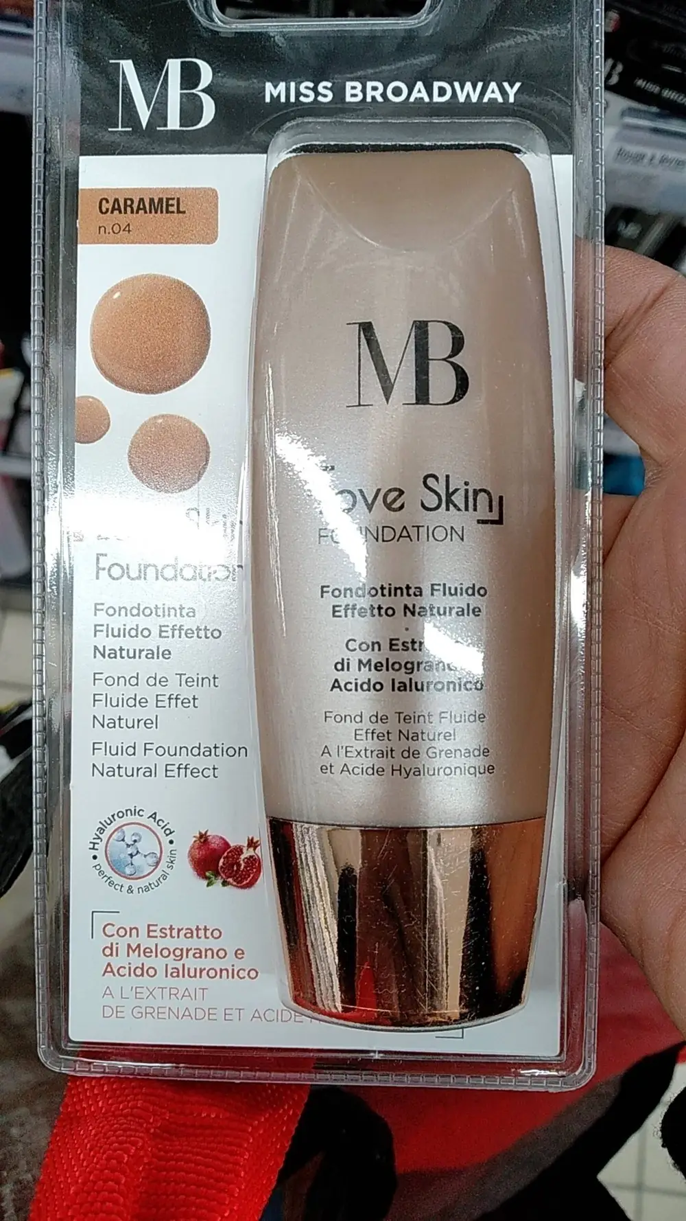 MB MISS BROADWAY - Love skin - Fond de teint fluide n°04 caramel