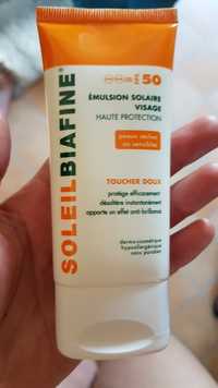 BIAFINE - Emulsion solaire visage - Haute protection FPS 50