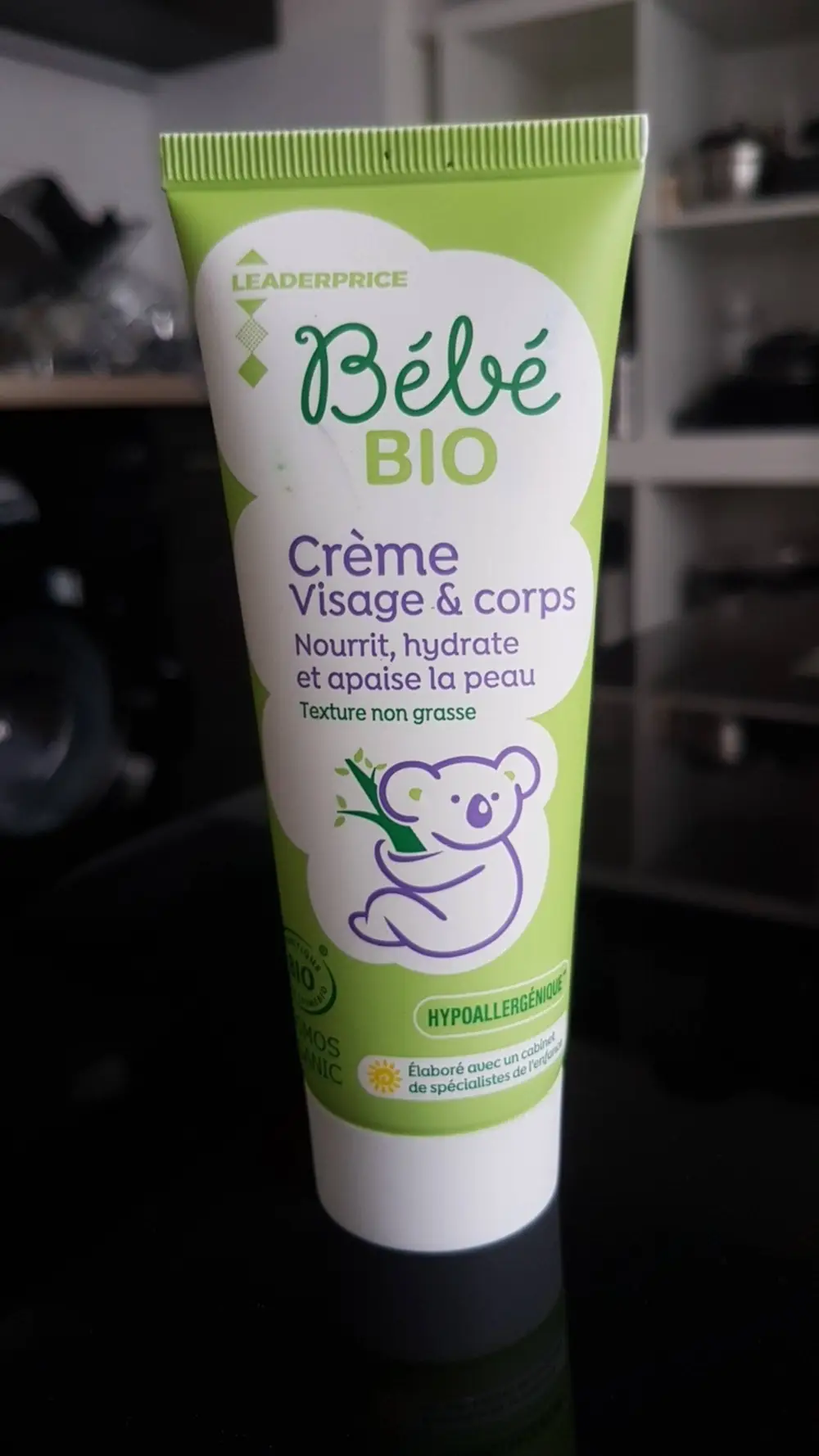 LEADER PRICE - Bébé bio - crème visage & corps 