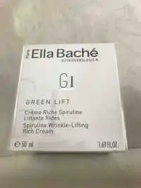 ELLA BACHE - G1 green lift - Crème riche spiruline liftante rides