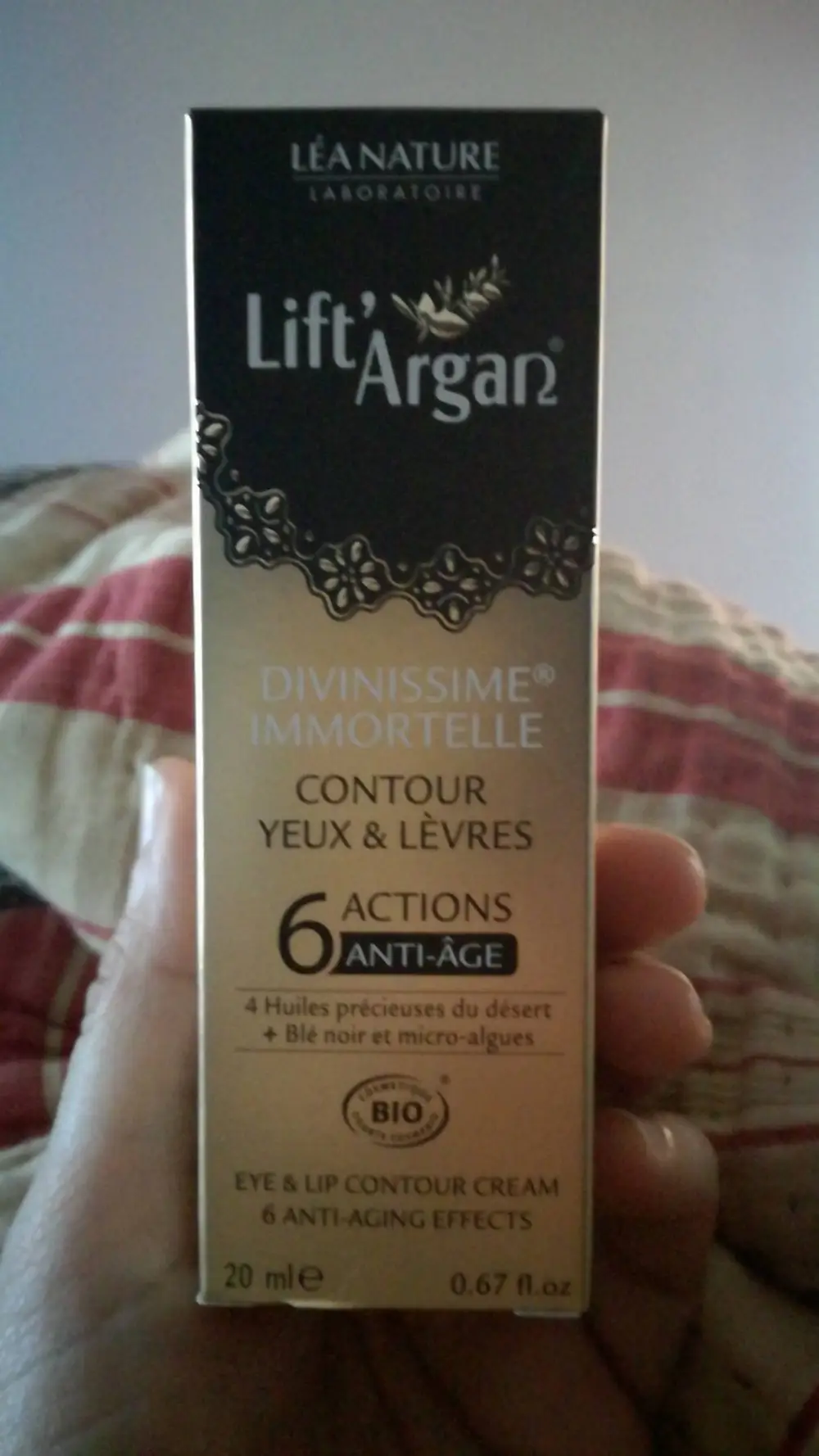 LIFT'ARGAN - Divinissime immortelle - Contour yeux & lèvres