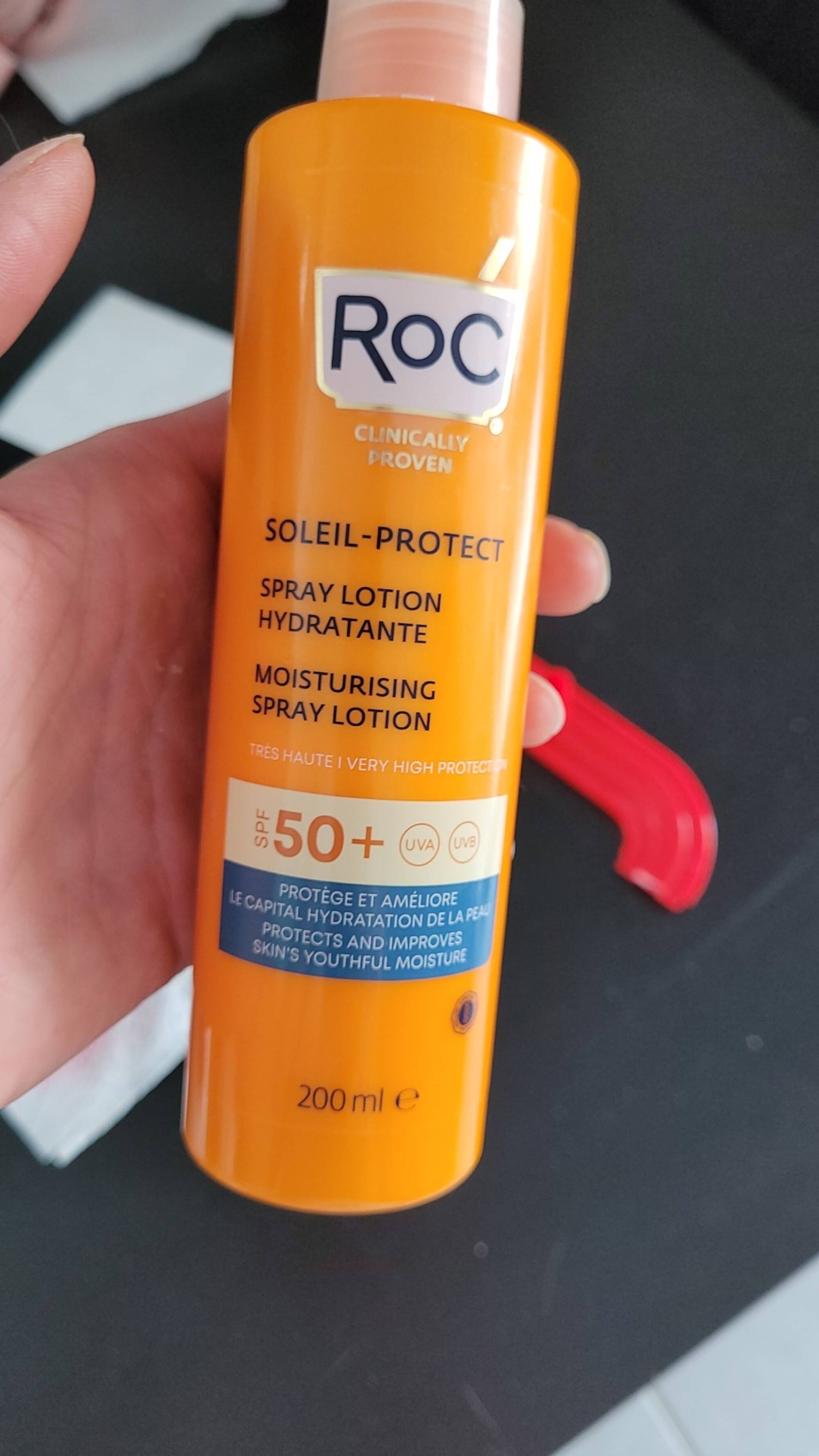 ROC - Soleil-protect - Spray lotion hydratante SPF 50+