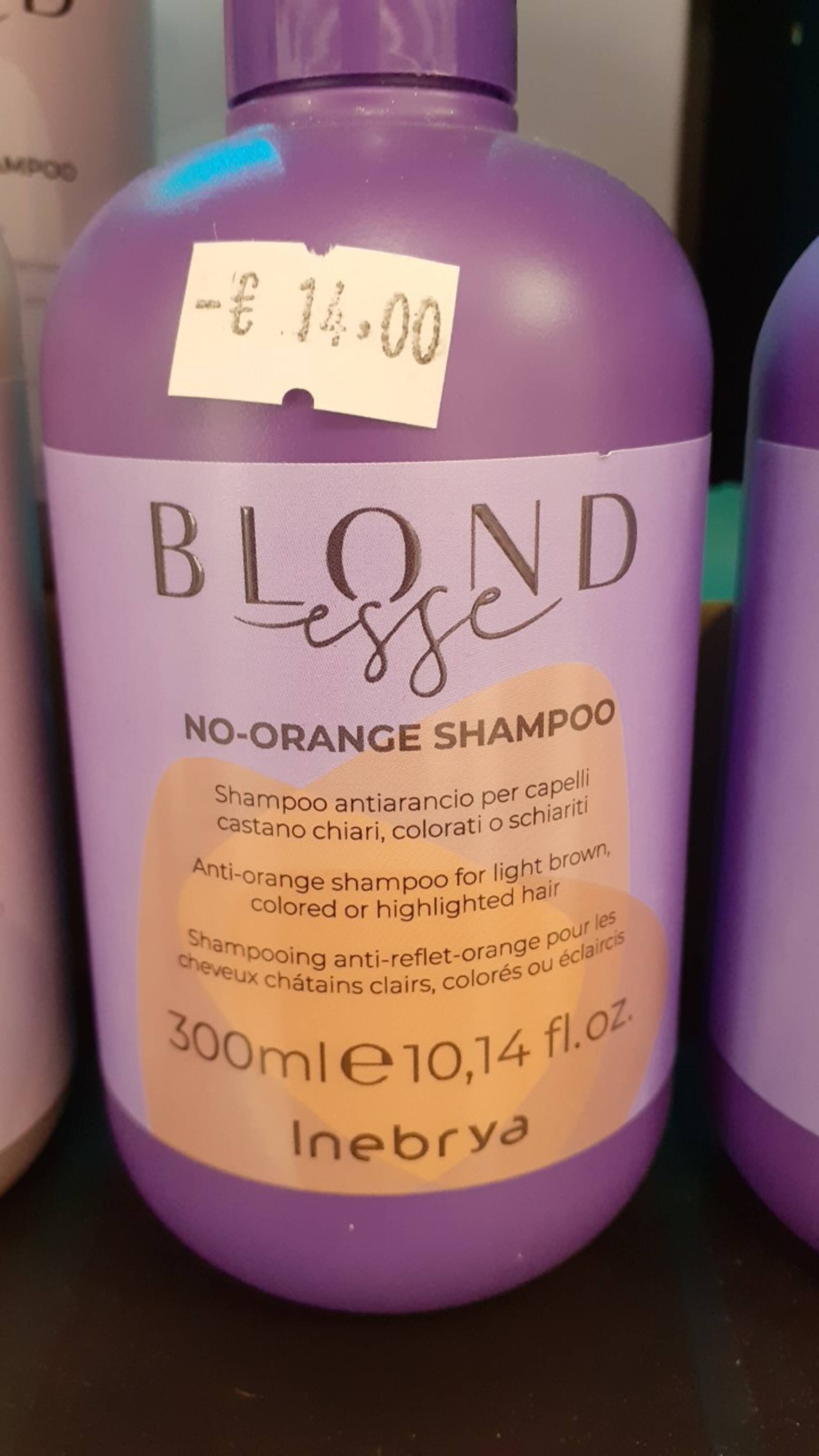 INEBRYA - Blondesse - Shampooing anti-reflet-orange