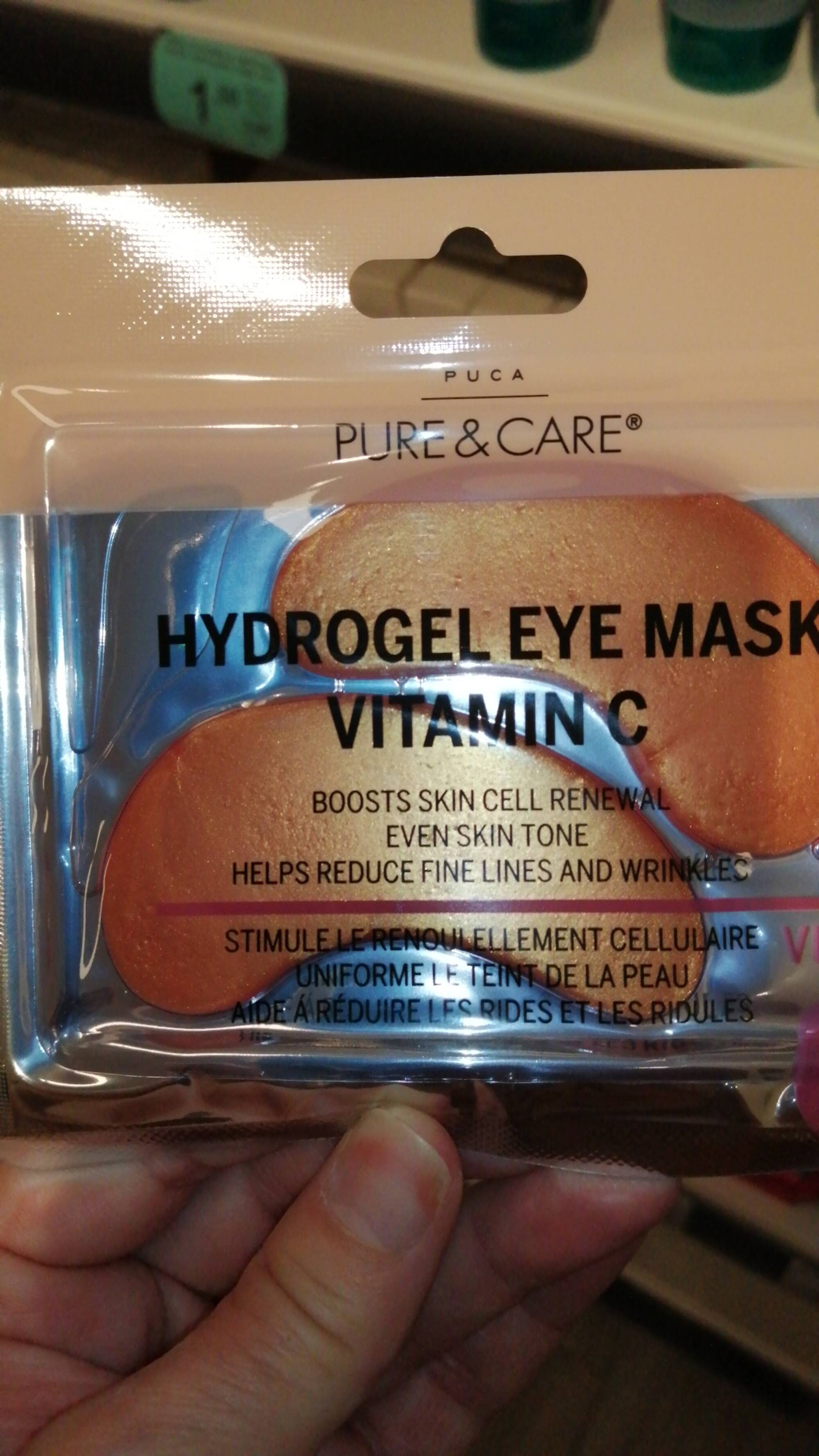 PURE & CARE - Hydrogel eye mask Vitamin C