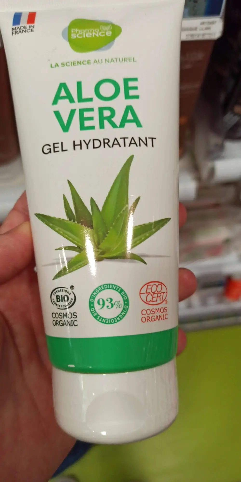 PHARMASCIENCE - Aloe vera - Gel hydratant Bio