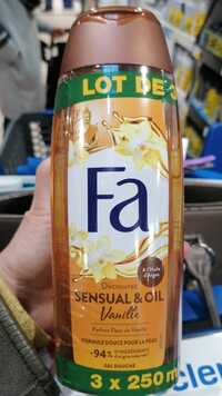 FA - Sensual & oil vanille - Gel douche