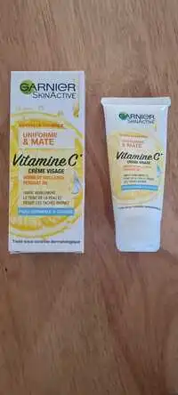 GARNIER - Crème visage Vitamin C uniforme & mate