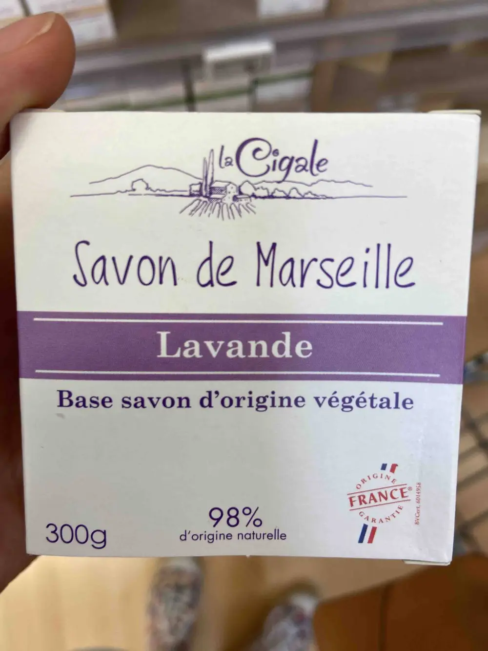 LA CIGALE - Savon de Marseille - Lavande
