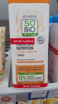 SO'BIO ÉTIC - Léa Nature - Douche crème nutrition à l'huile d'argan bio