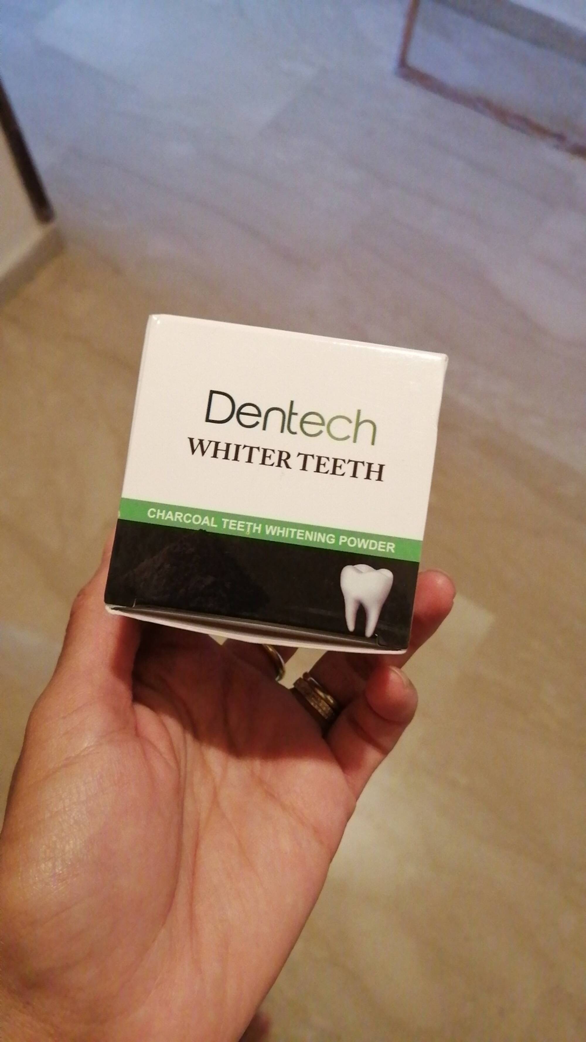 DENTECH - Whiter teeth - Charcoal teeth whitening powder