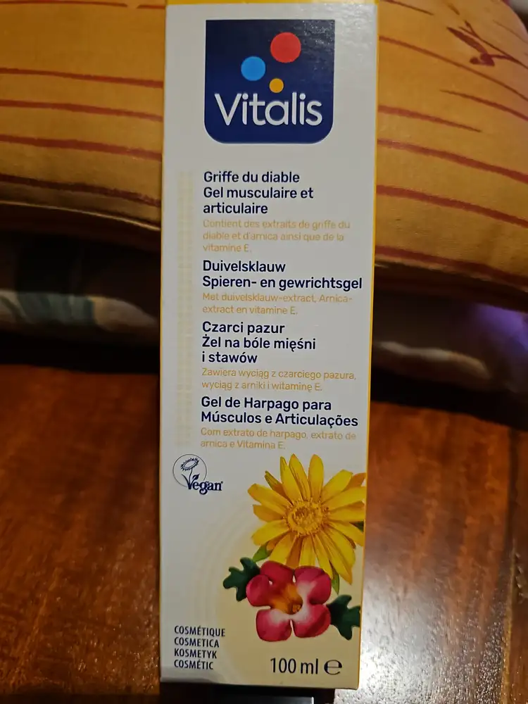 VITALIS - Griffe du diable - Gel soin musculaire 