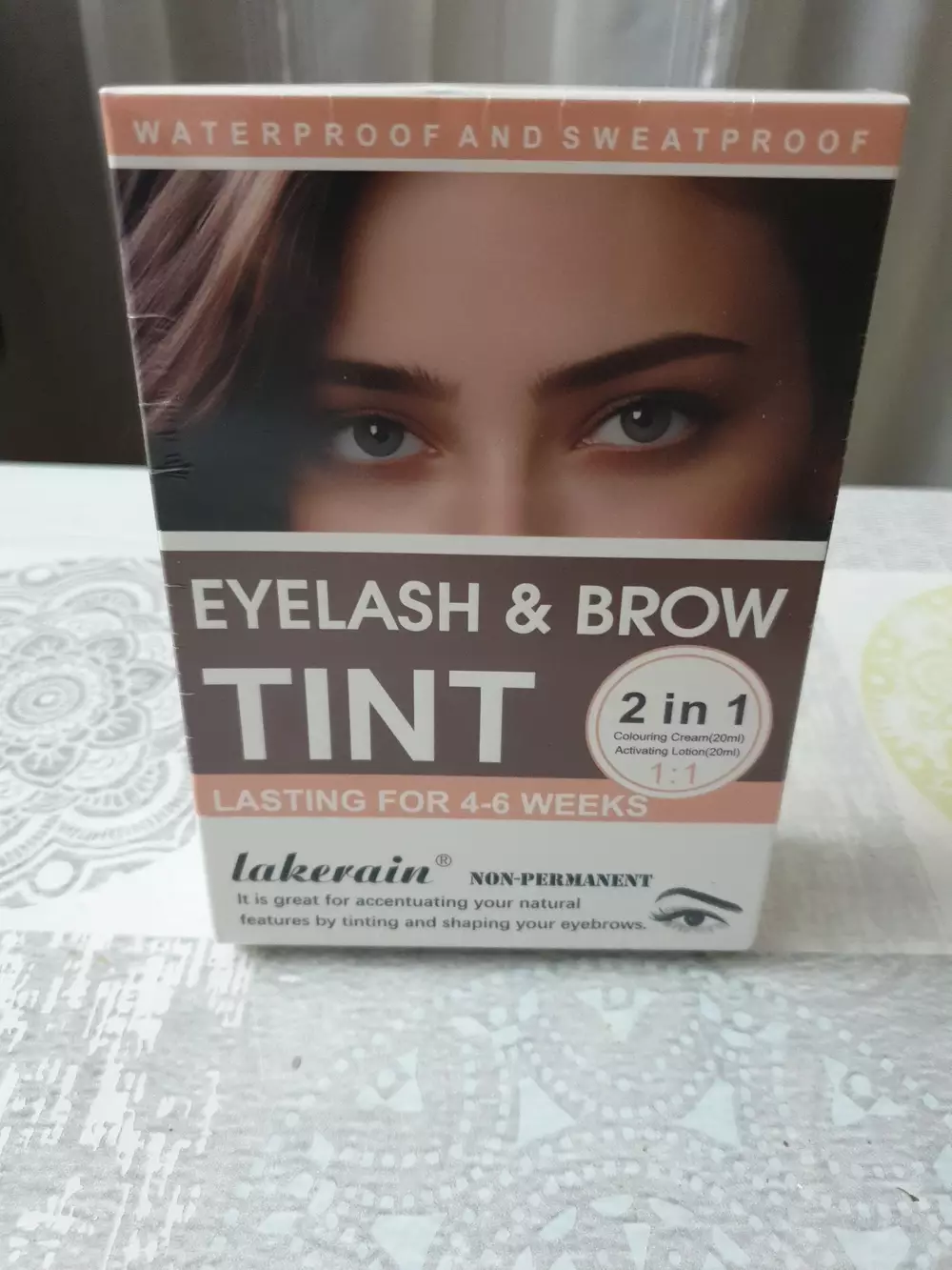 LAKERAIN - Eyelash & brow - Tint 2 in 1 lasting for 4-6 weeks