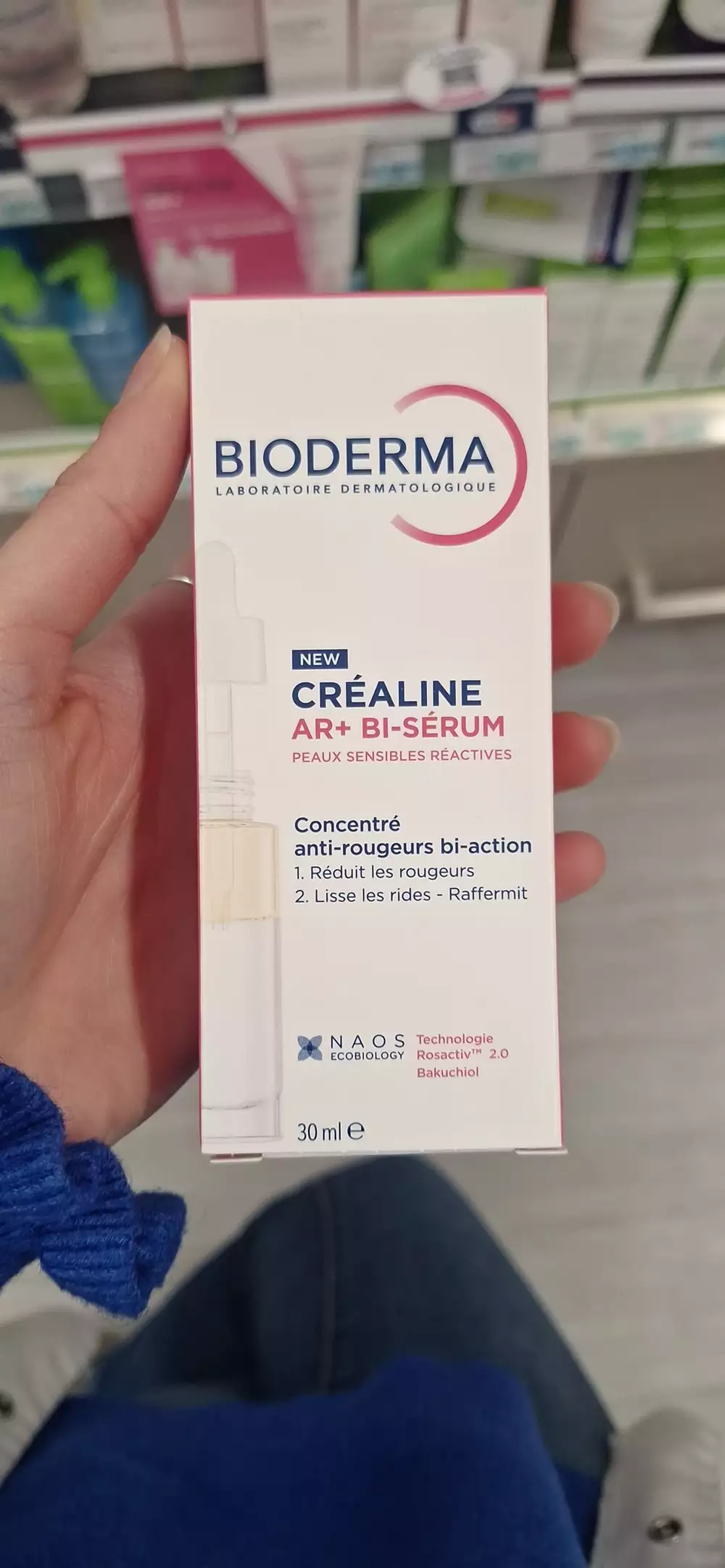 BIODERMA - Créaline AR+ bi-sérum - Concentré anti-rougeurs bi-action