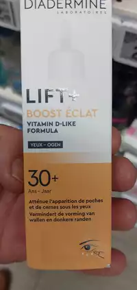 DIADERMINE - Lift + - Crème yeux boost éclat