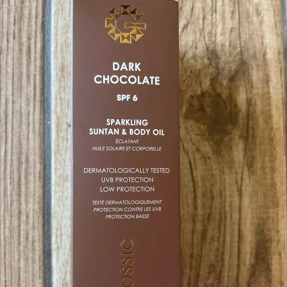 GLOSSIC - Dark chocolate SPF 6 - Huile solaire et corporelle