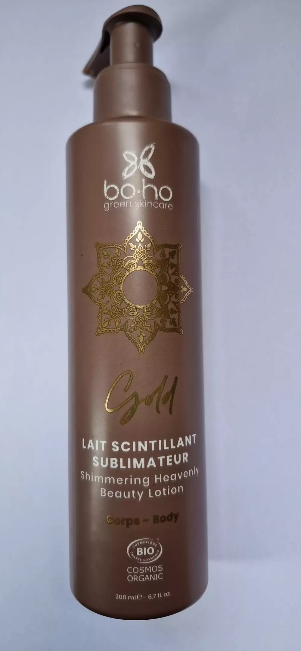 BOHO - Gold - Lait scintillant sublimateur