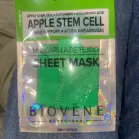 BIOVÈNE - Apple stem cell - Sheet mask 