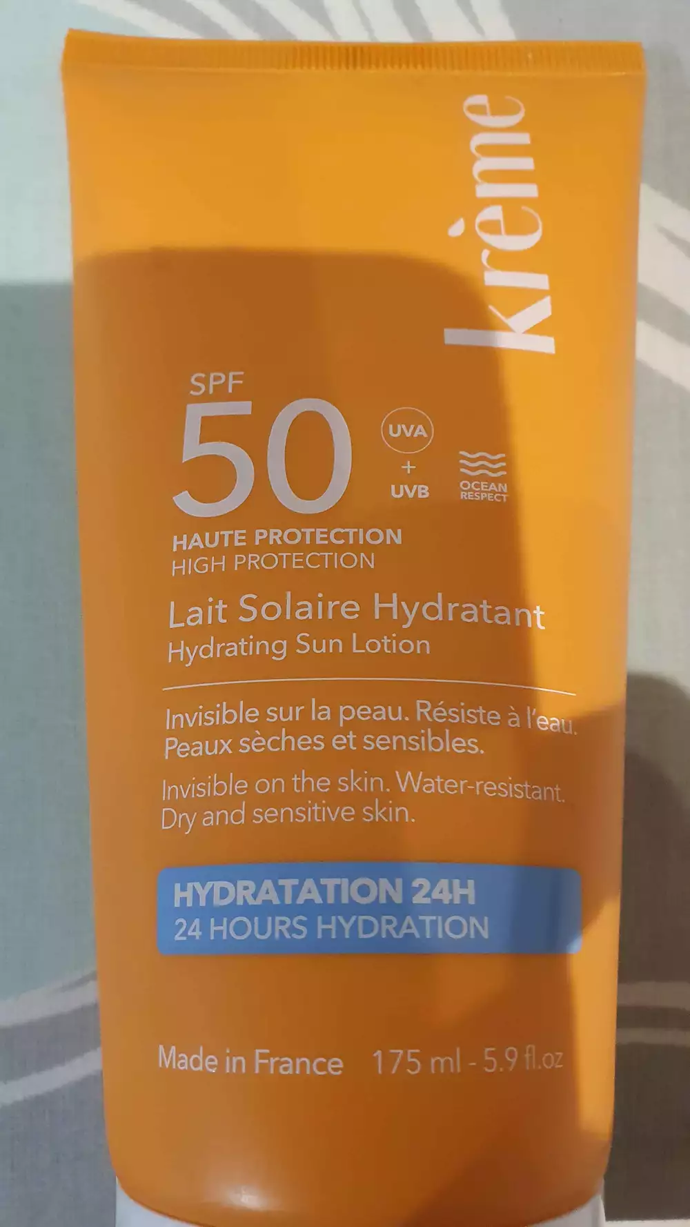 KRÈME - Lait solaire hydratant spf50