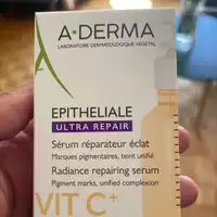 A-DERMA - Épithéliale - Sérum réparateur éclat vit C+