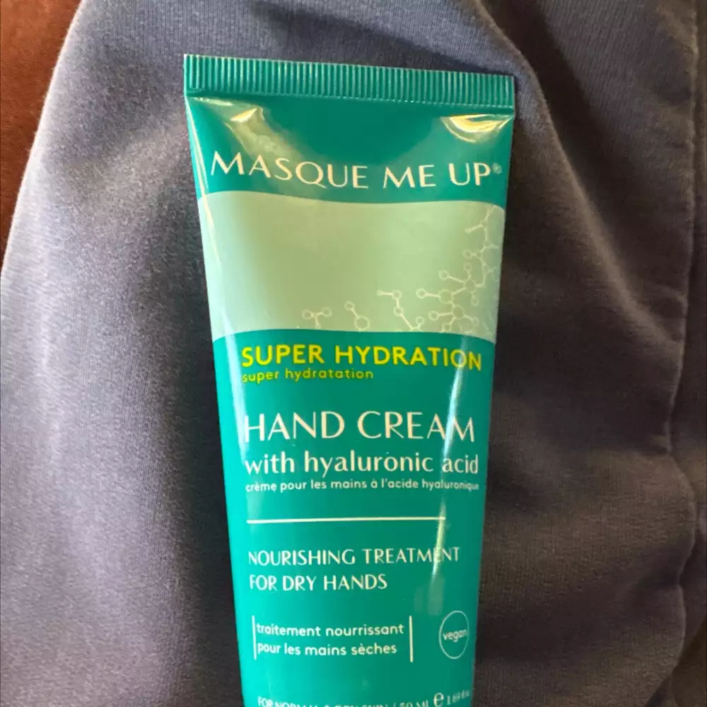 MASQUE ME UP - Super hydration - Hand cream with hyaluronic acid