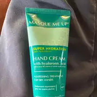 MASQUE ME UP - Super hydration - Hand cream with hyaluronic acid
