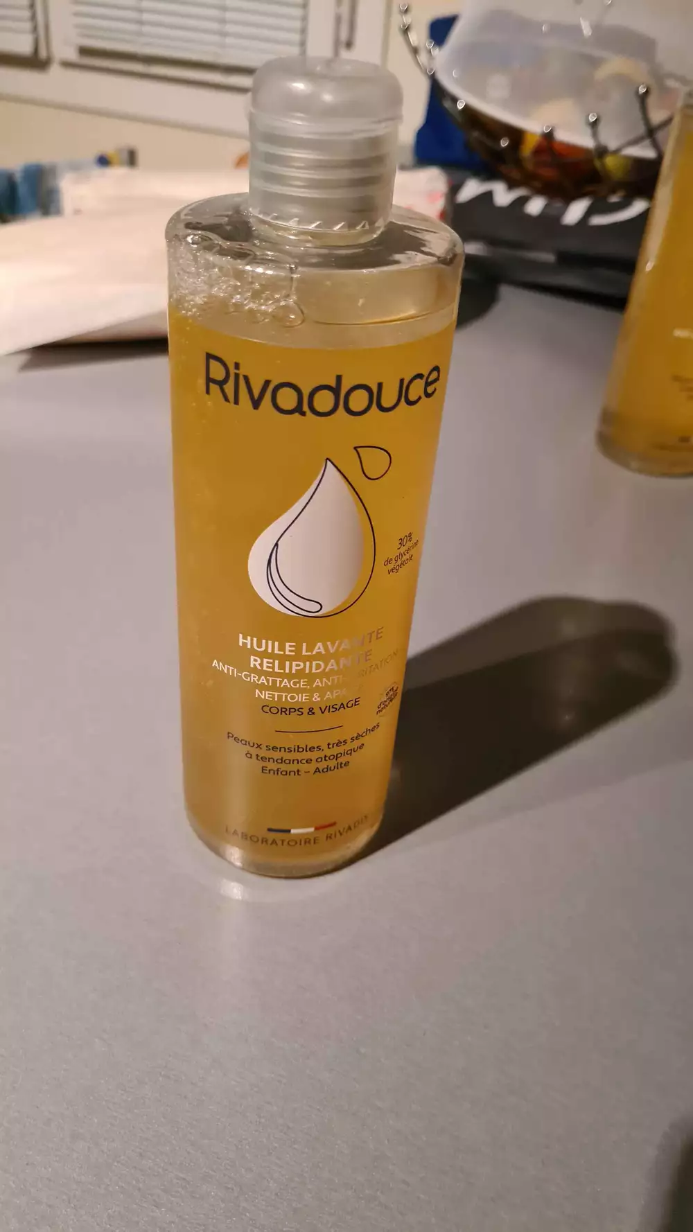 RIVADOUCE - Huile lavante relipidante corps et visage
