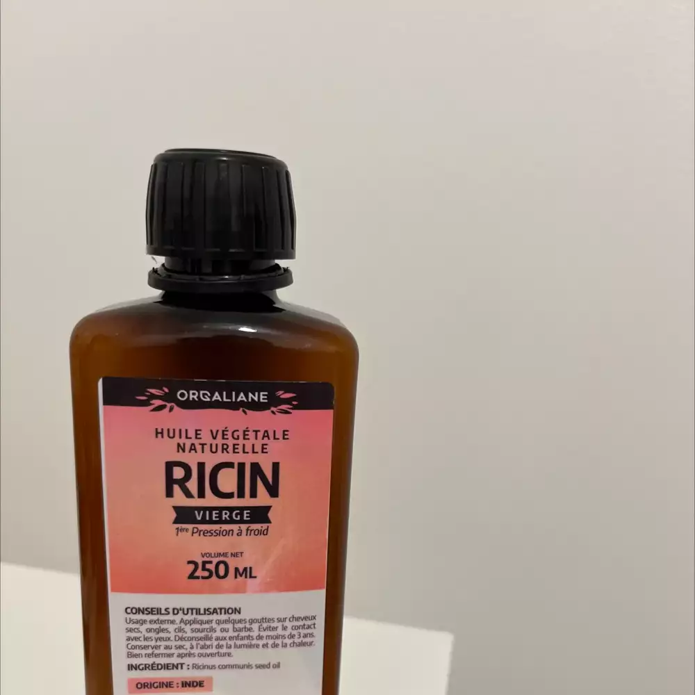 ORGALIANE - Huile végétale naturelle ricin vierge
