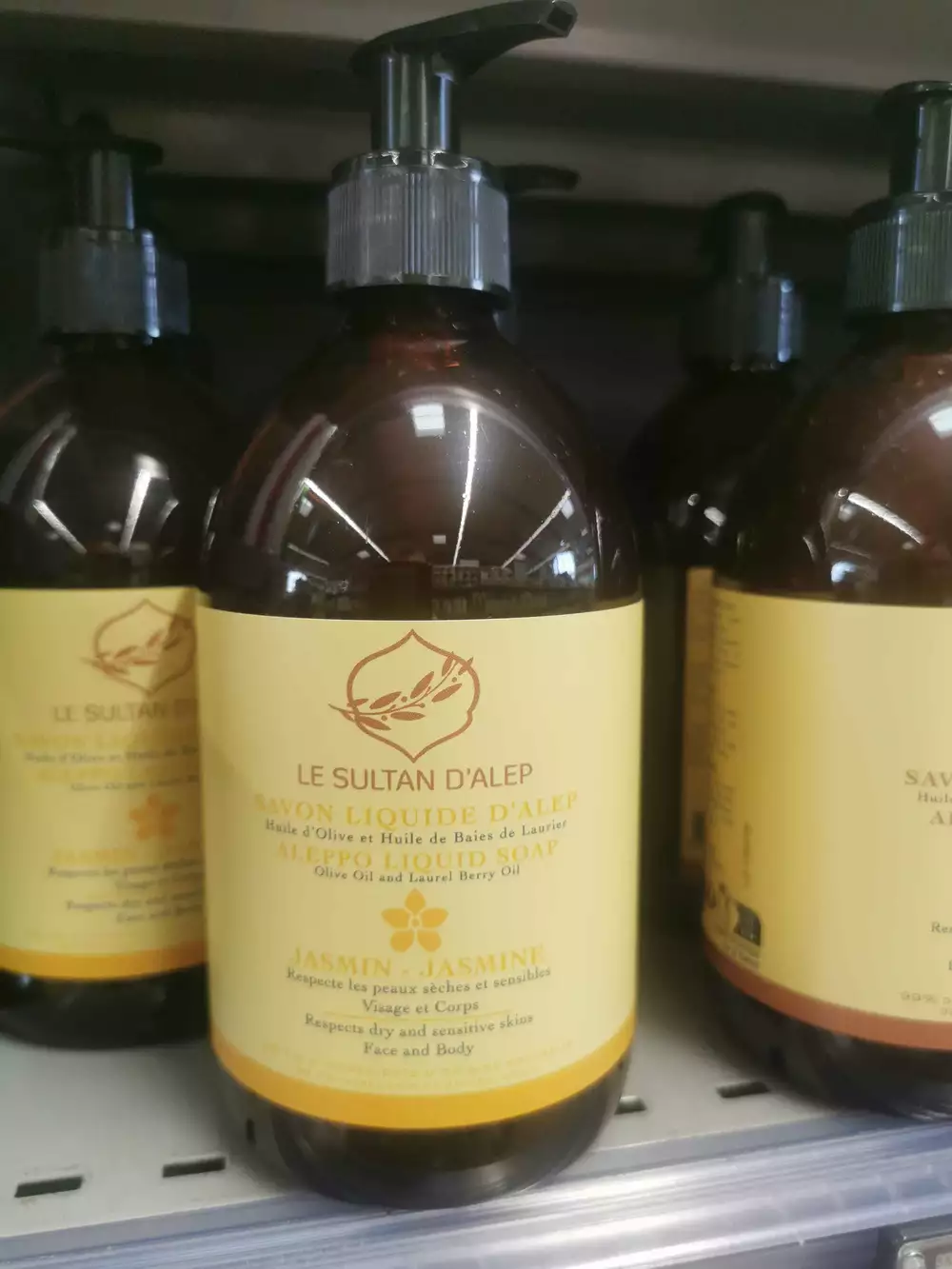 LE SULTAN D'ALEP - Savon liquide d'Alep jasmin