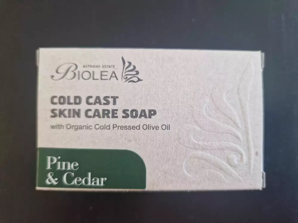 BIOLEA - Pine & cedar - Cold cast skin care soap