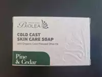 BIOLEA - Pine & cedar - Cold cast skin care soap