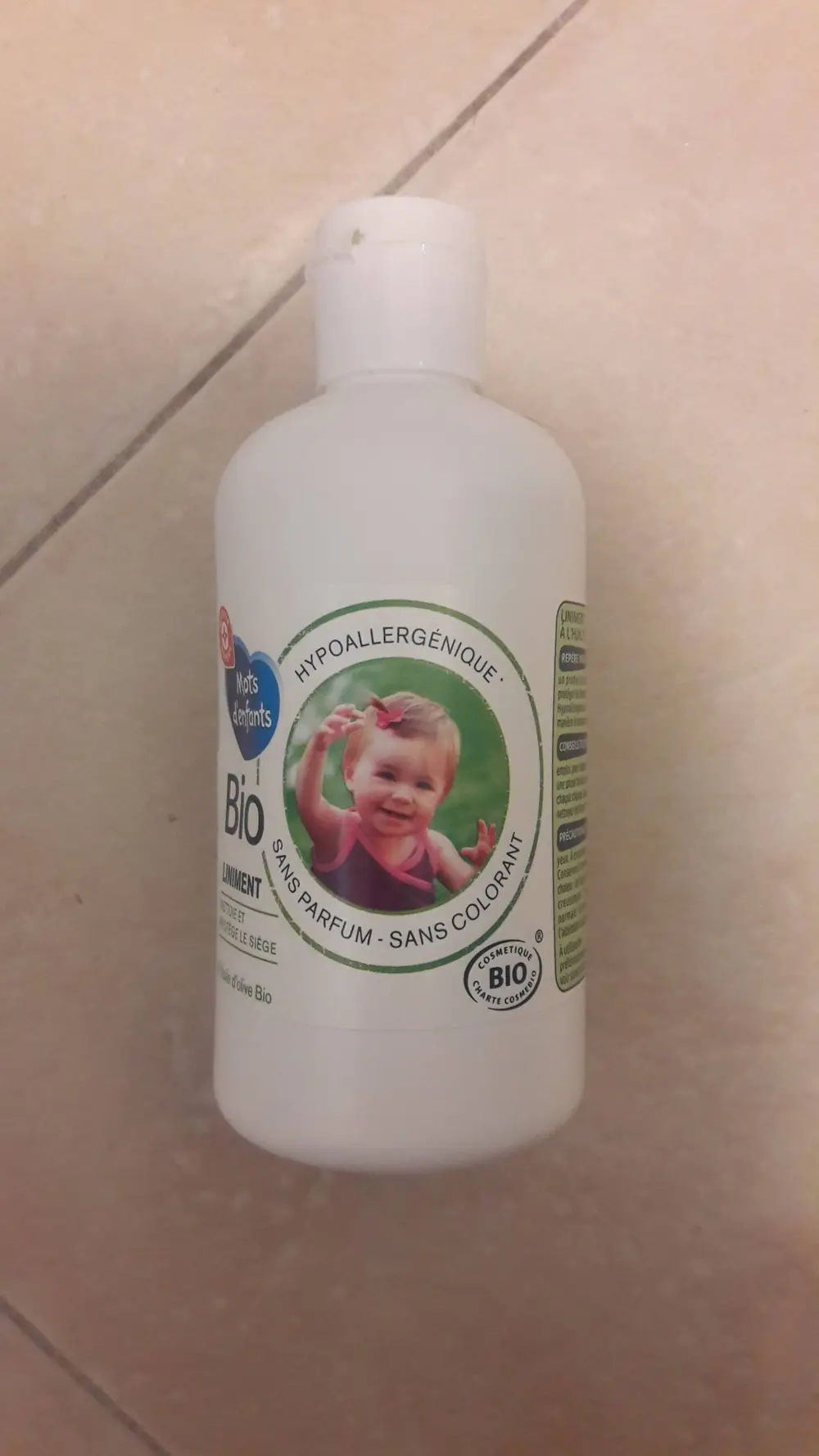 MARQUE REPÈRE - Mots d'enfants - Liniment bio hypoallergénique