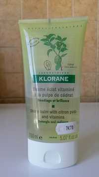 KLORANE - Baume éclat vitaminé à la pulpe de cédrat - Démêlage et brillance