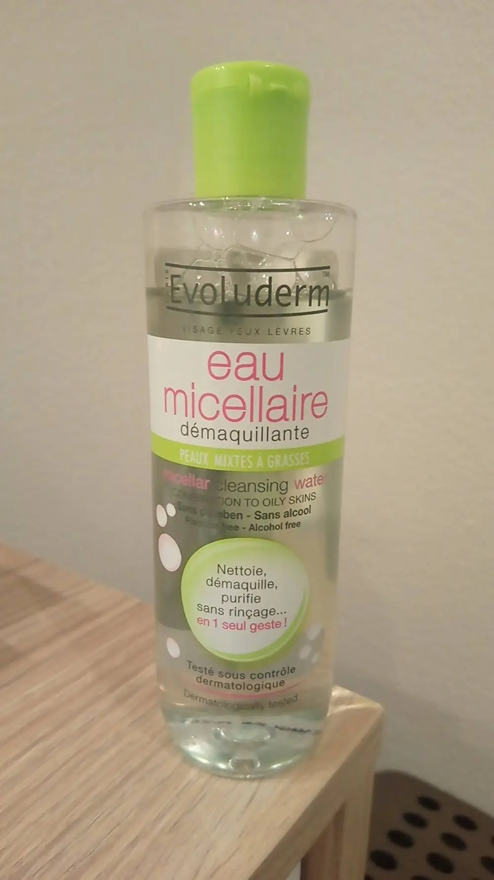 EVOLUDERM - Eau micellaire démaquillante