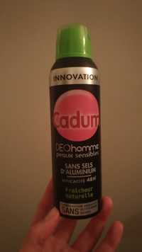 CADUM - Innovation - Déodorant homme sans sels d'aluminium