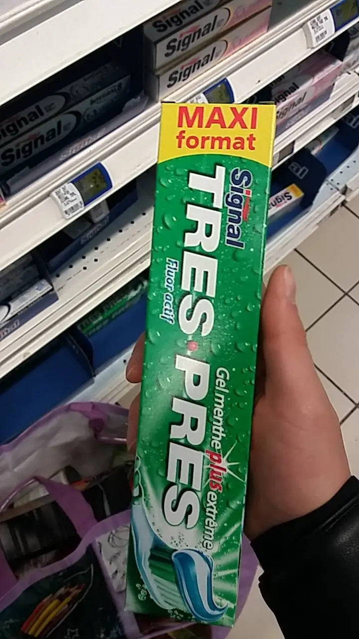 SIGNAL - Dentifrice Gel menthe plus extrême