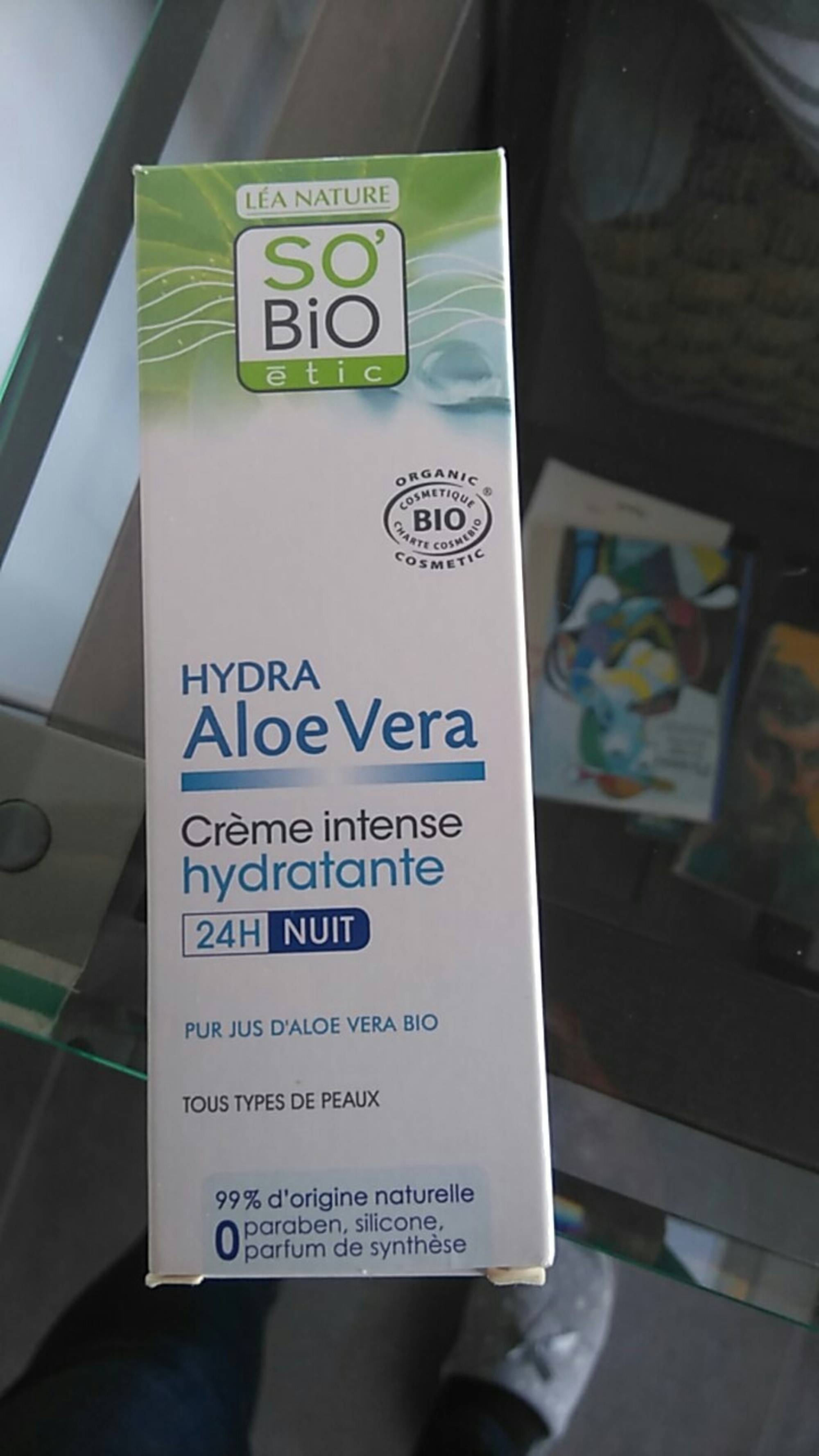 SO'BIO ÉTIC - Hydra Aloe vera - Crème intense hydratante
