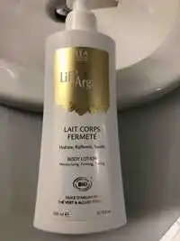 LIFT'ARGAN - Huile d'Argan bio - Lait corps fermeté