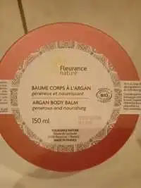 FLEURANCE NATURE - Baume corps à l'argan