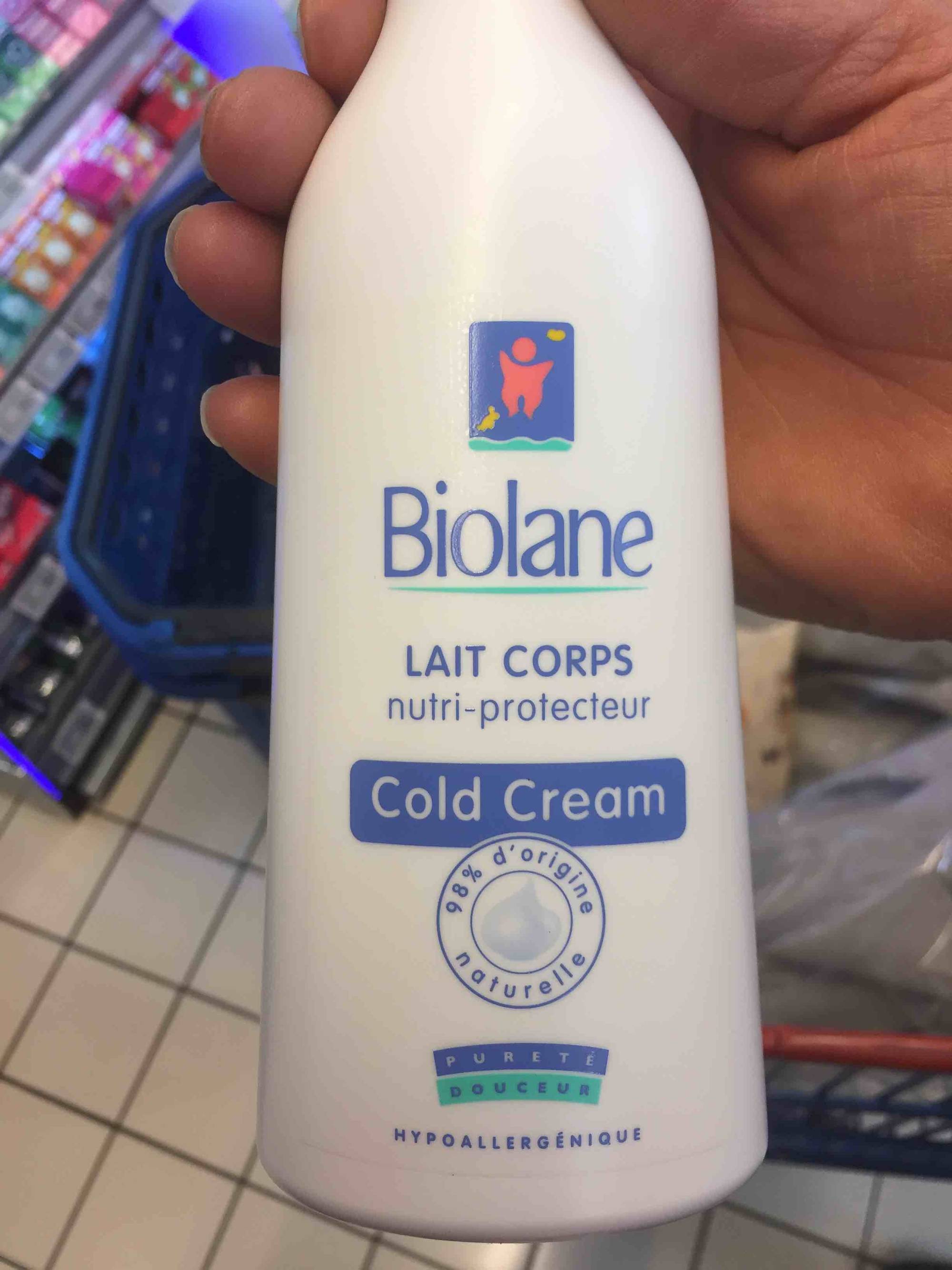 BIOLANE - Cold cream - Lait corps nutri-protecteur 