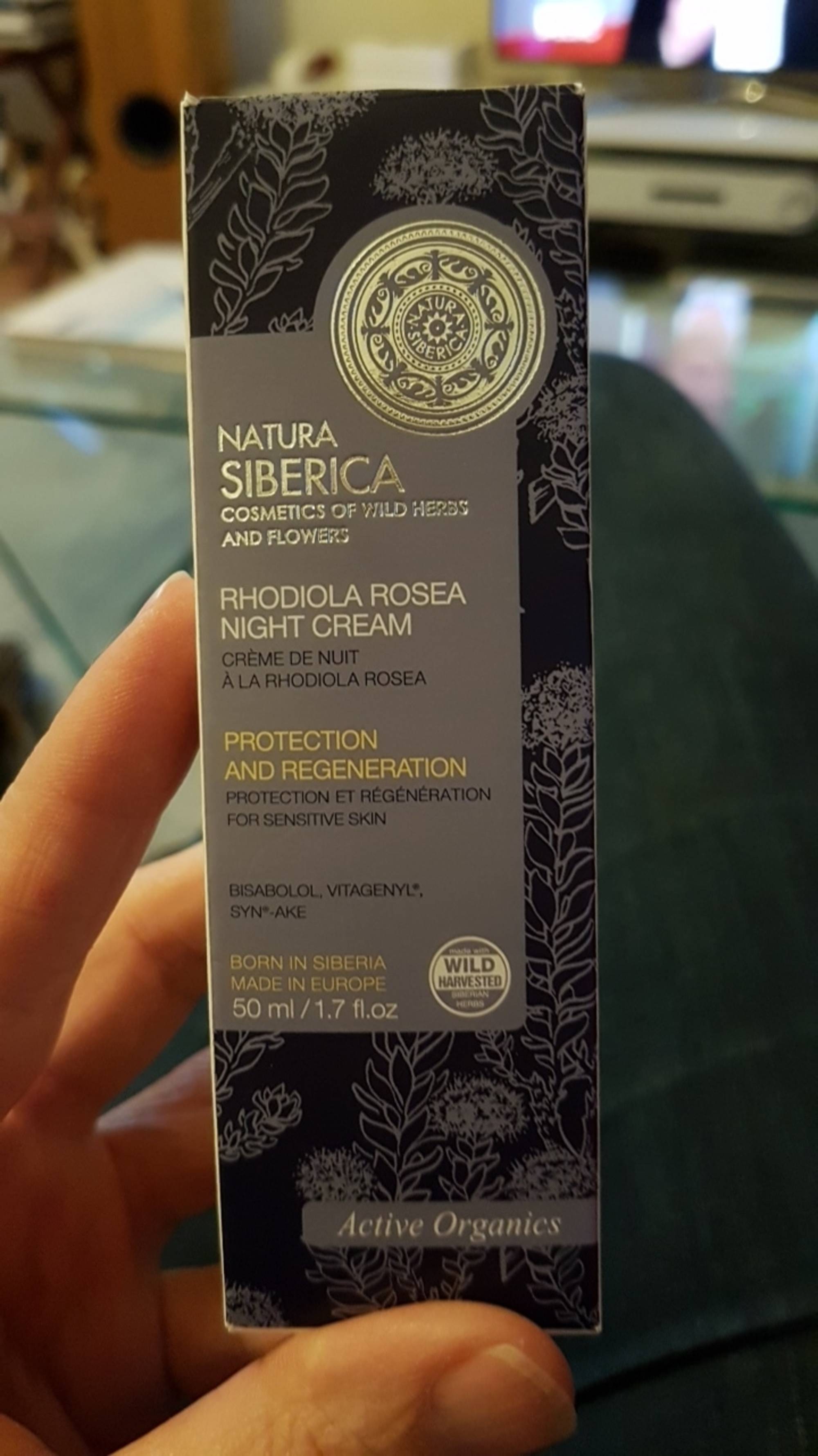 NATURA SIBERICA - Crème de nuit à la rhodiola rosea