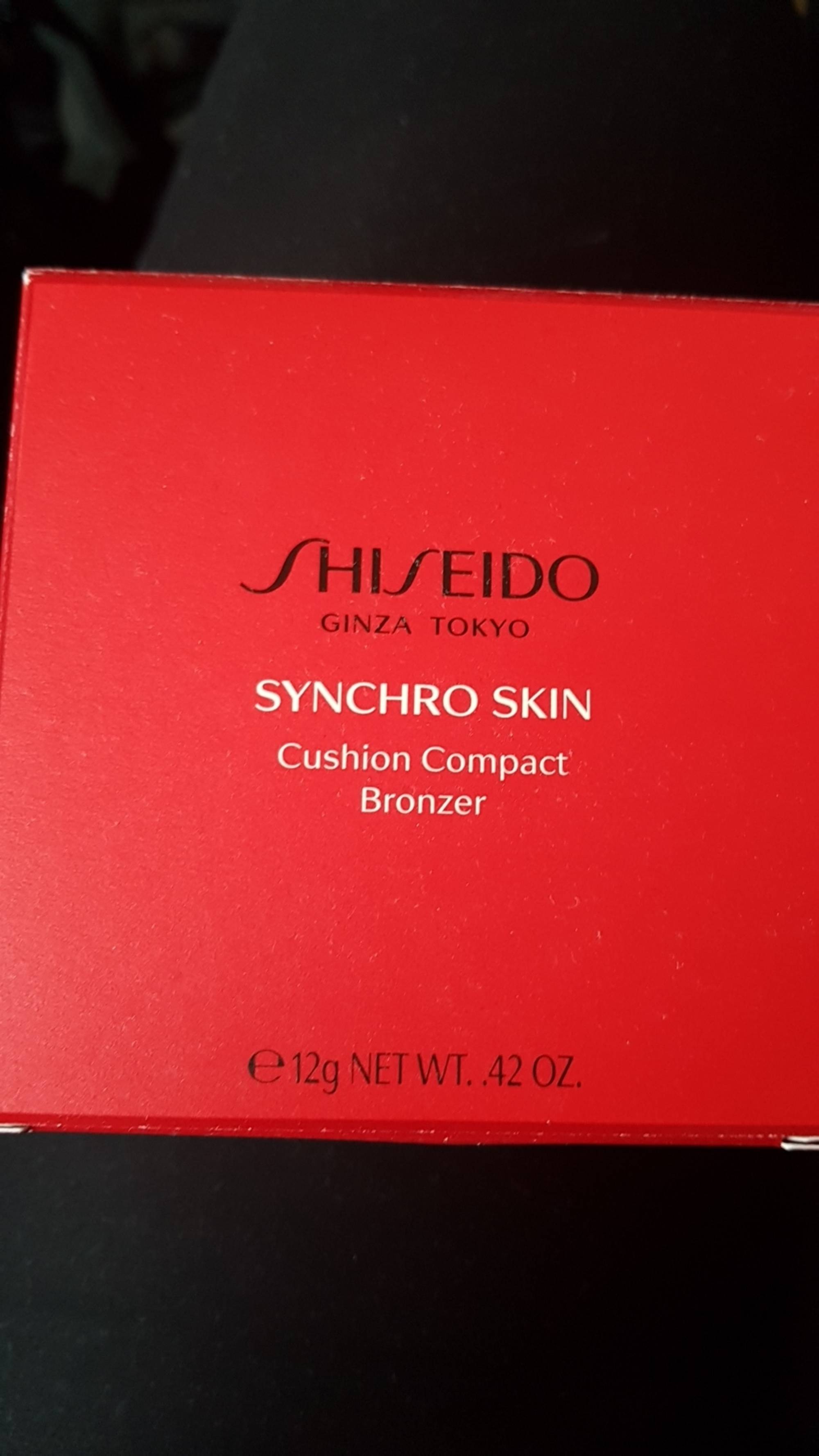 SHISEIDO - Synchro skin - Cushion compact bronzer
