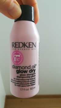 REDKEN - Diamond oil Glow dry - Shampooing gloss
