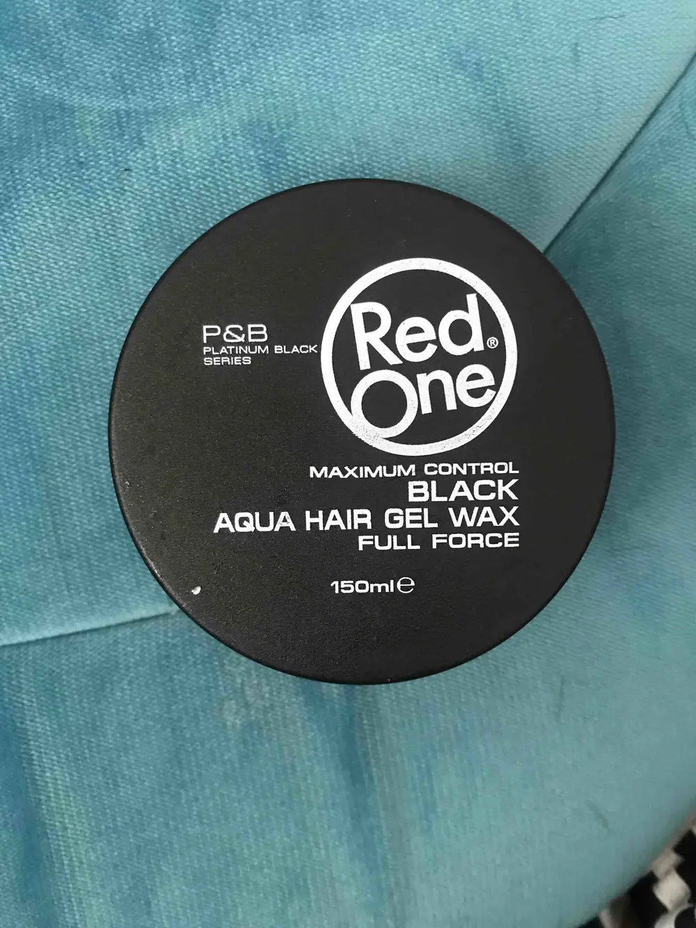 RED ONE - Black aqua hair gel wax  