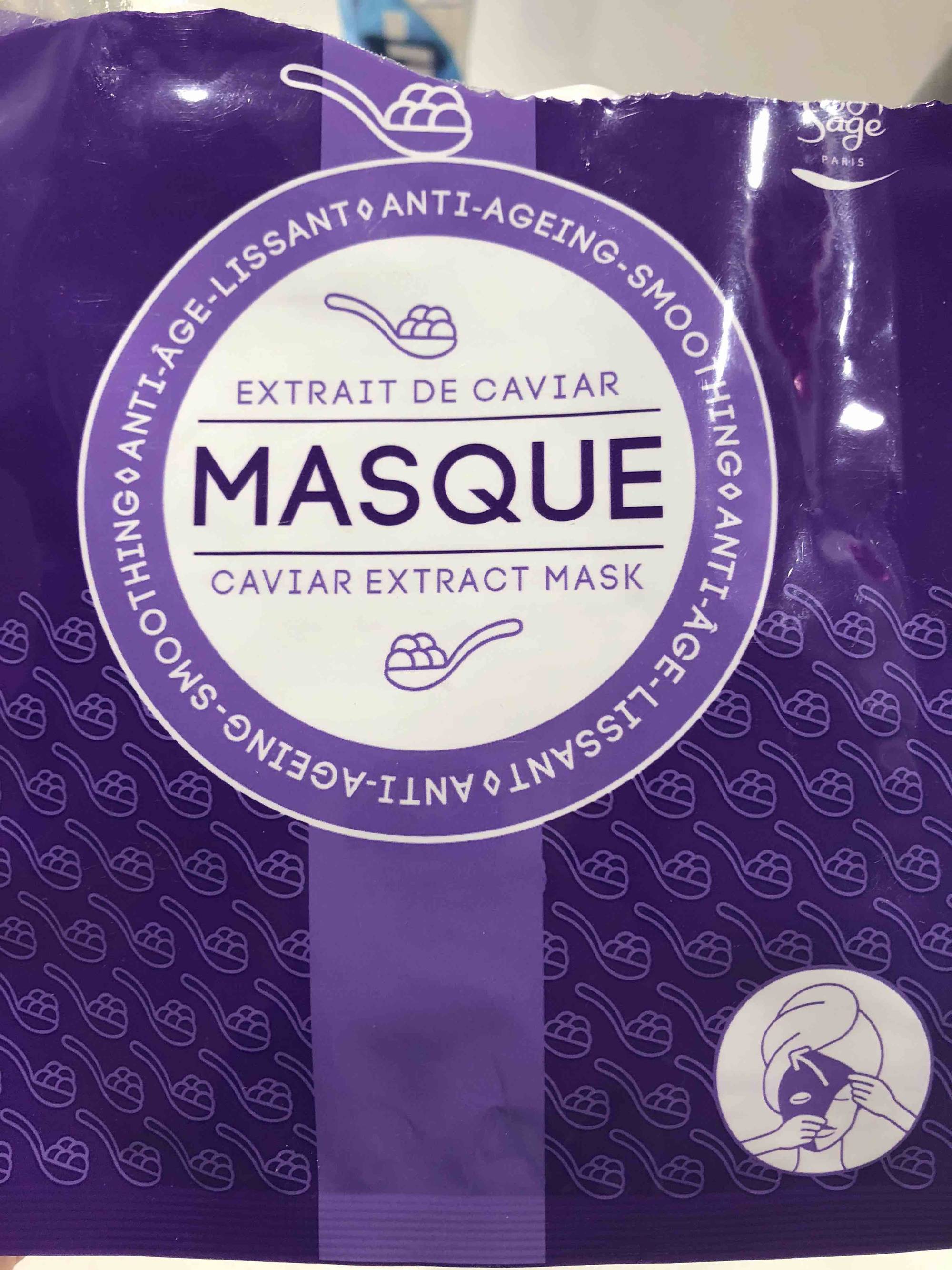 PEGGY SAGE - Extrait de caviar - Masque